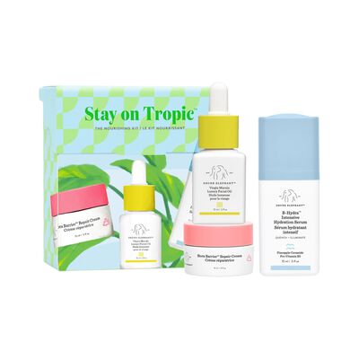 STAY ON TROPIC™: THE NOURISHING KIT (TRIO DE TAMAÑO VIAJE PARA CUIDADO DE LA PIEL)